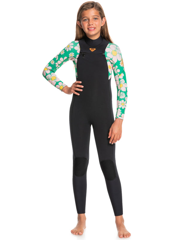 Traje De Surf Roxy 4/3 mm Con Cremallera En El Pecho Para Chicas de 8 a 14