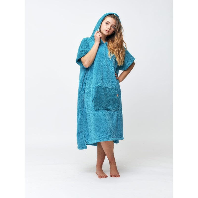 Poncho  sherpa After Essential Azul